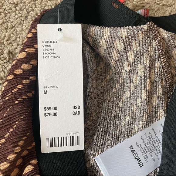 Flowy sheer brown pants from Urban Outfitters - Picture 3 of 4